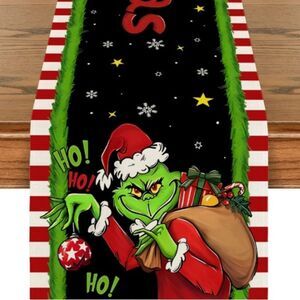 - The Grinch Christmas Table Runner Christmas Table Runner Christmas Table